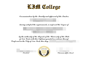 LIM College degree-1