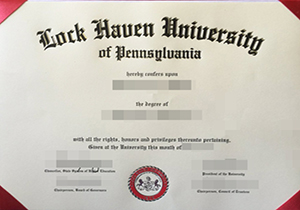 Lock Haven University diploma-1