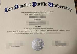 Los Angeles Pacific University degree-1