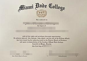 Miami Dade College degree-1