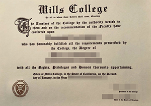 Mills College degree-1