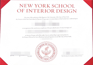 New York School ofInterior Design degree-1