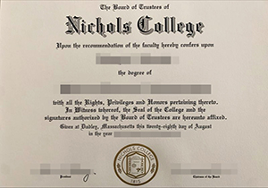 Nichols College degree-1