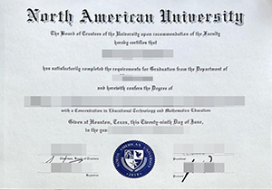 North American University degree