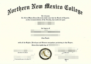 Northern New Mexico College diploma-1