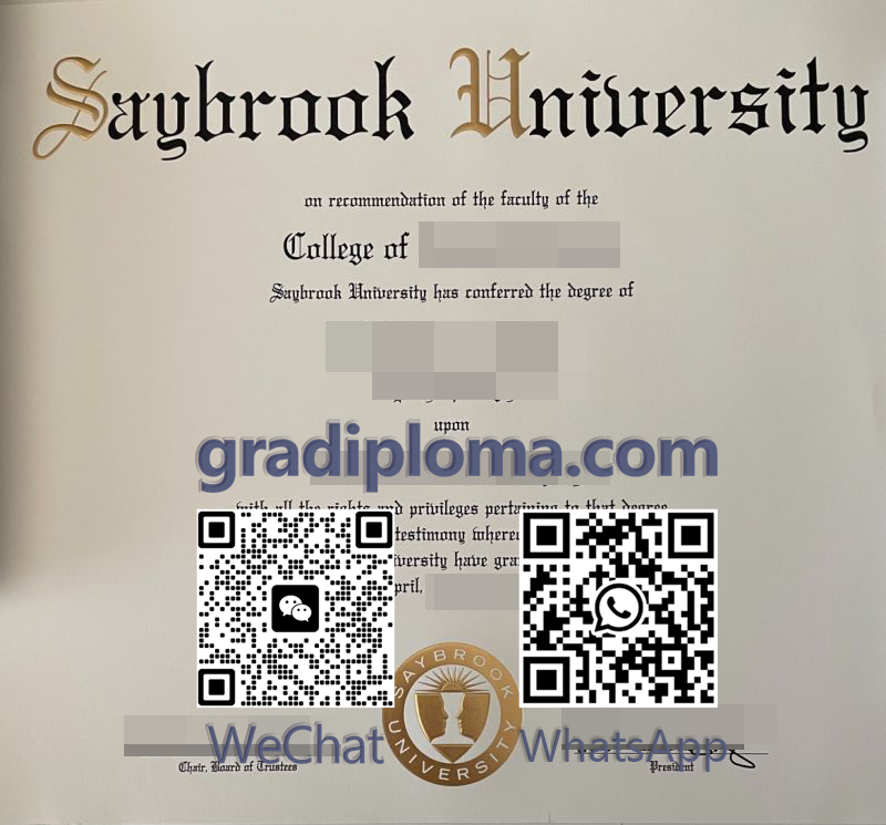 Saybrook University degree