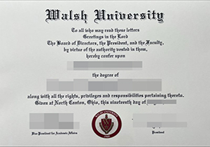 Walsh University degree-1