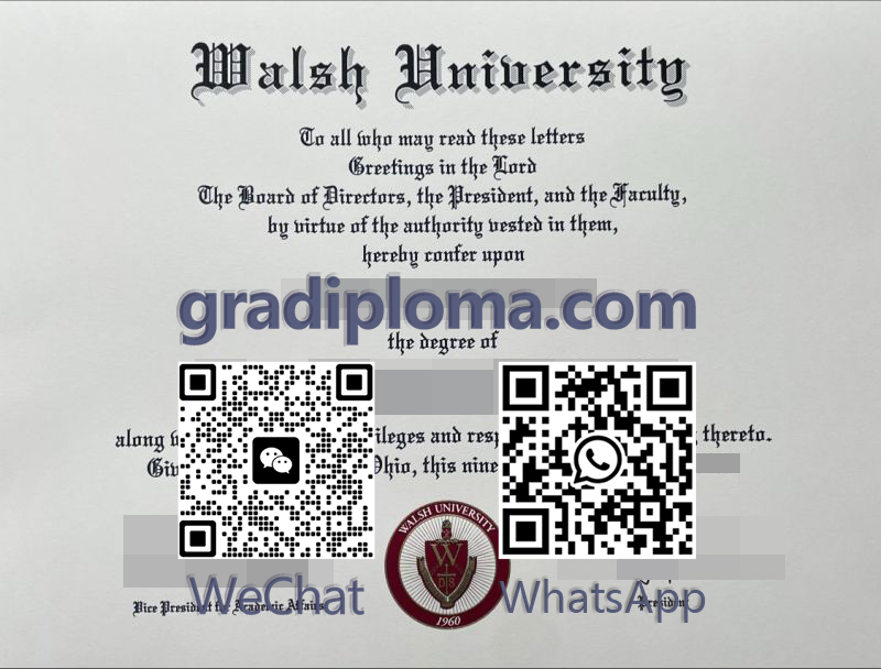 Walsh University degree