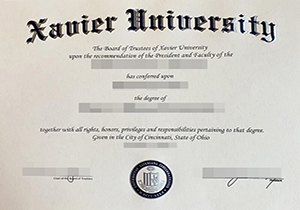 Xavier University degree-1