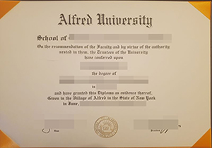 Alfred University degree-1