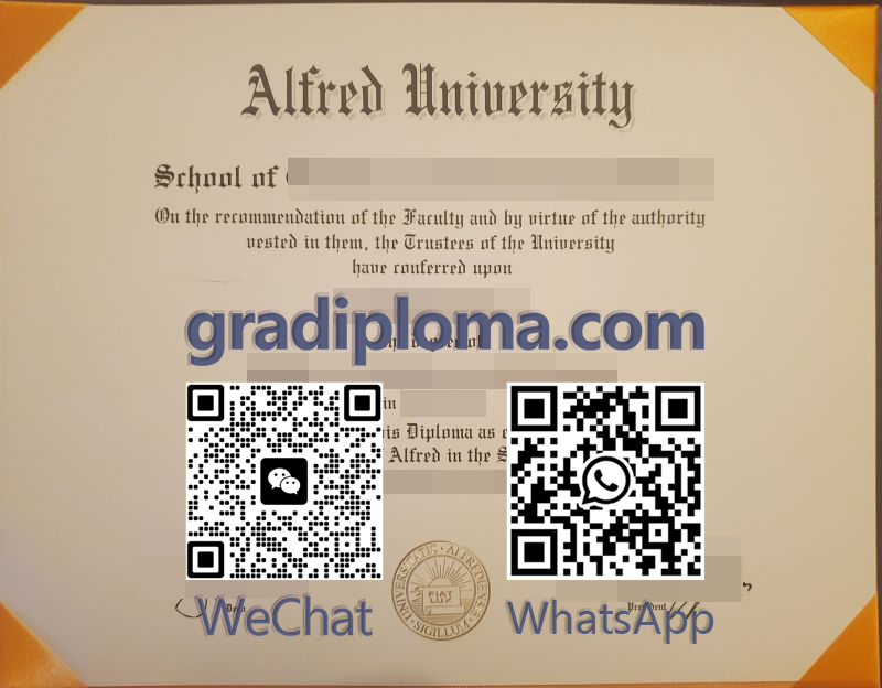 Alfred University degree