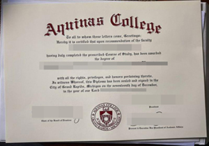 Aquinas College degree-1