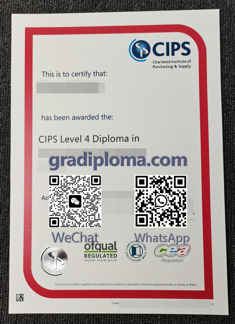 CIPS level 4 diploma