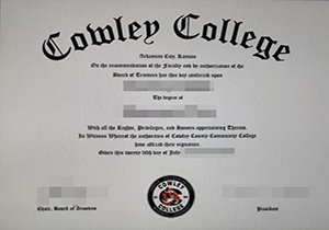 Cowley College degree-1