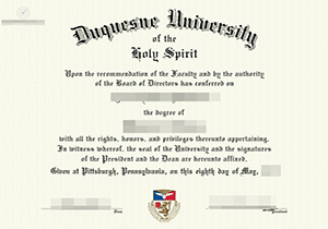 Duquesne University degree