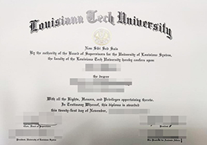 Louisiana Tech University diploma-1