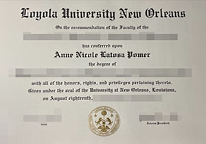 Loyola University New Orleans degree-1