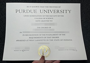 Purdue University degree certificate-1