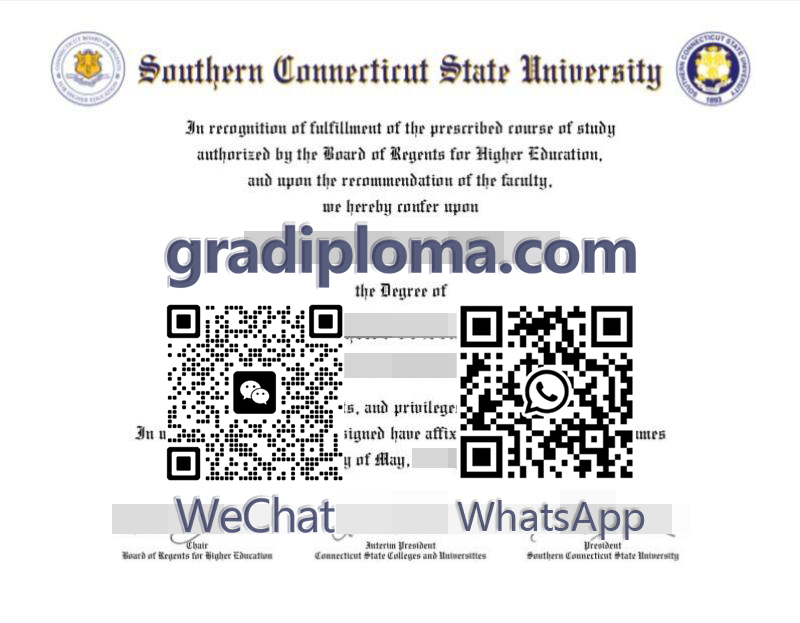 SCSU diploma