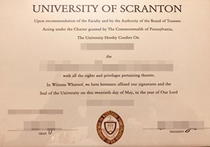 University of Scranton degree-1