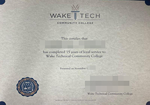 Wake Tech degree
