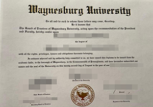 Waynesburg University degree-1