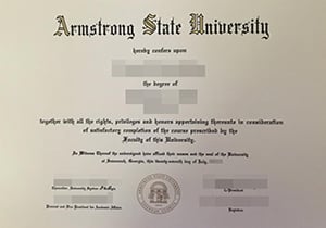 Armstrong State University degree-1