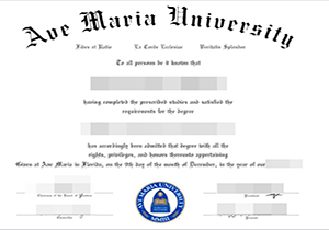 Ave Maria University degree-1