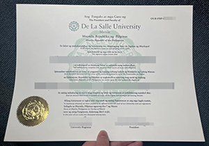 De La Salle University diploma-1