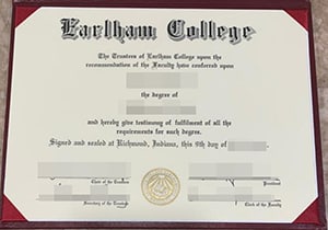 Earlham College diploma-1