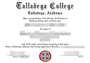 Talladega College diploma-1