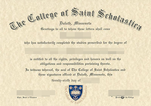 College of St. Scholastica diploma-1