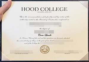 Hood College diploma-1