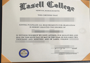 Lasell College diploma-1