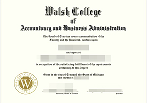 Walsh College degree-1