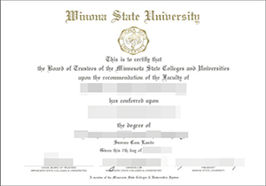 Winona State University degree-1