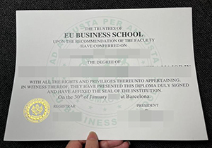 EU Business School diploma-1