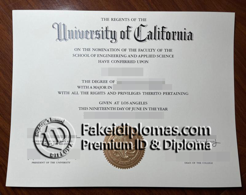 UCLA degree