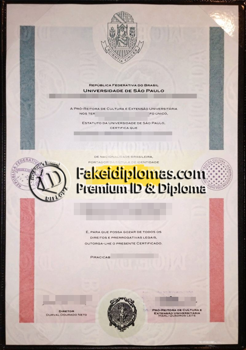 Universidade de São Paulo diploma