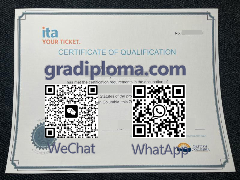 ITA your ticket certificate