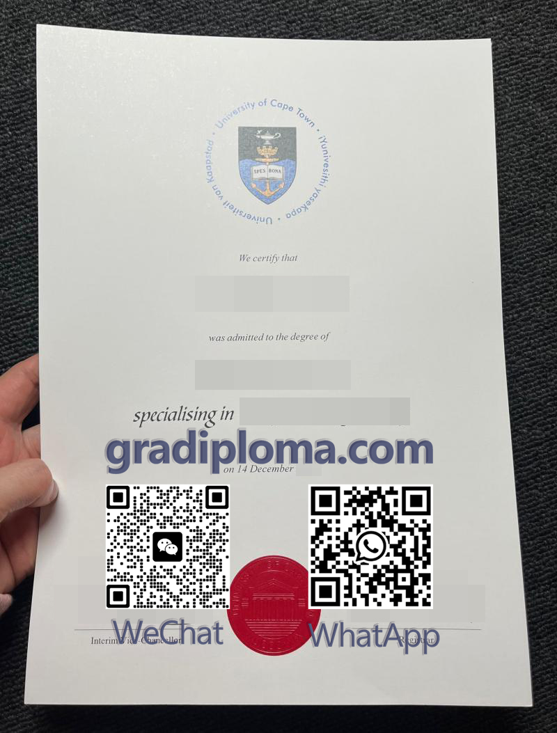 University of Cape Town diploma