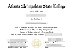 Atlanta Metropolitan State College degree-1