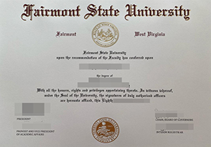 Fairmont State University degree-1