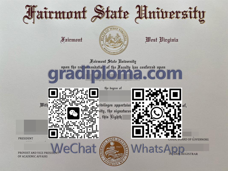 Fairmont State University degree