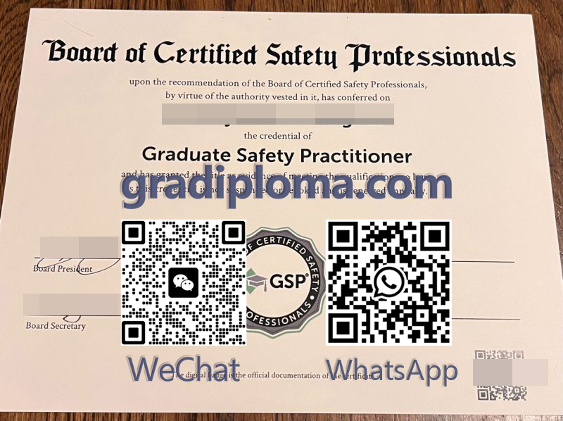 GSP Certificate