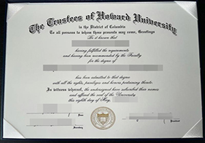 Howard University degree-1