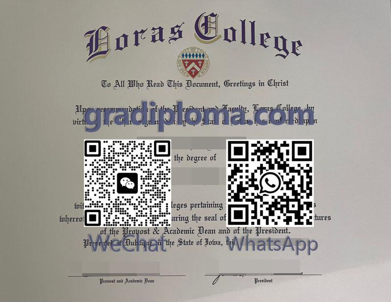 Loras College diploma