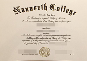 Nazareth College degree-1