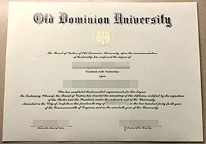 Old Dominion University diploma-1