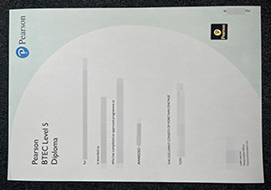 Pearson BTEC certificate-1